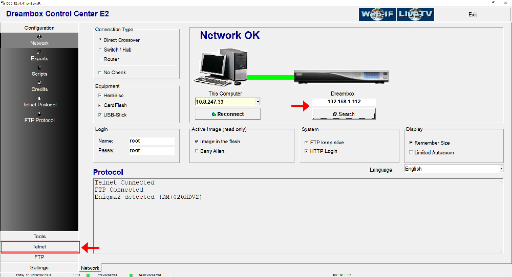 Setup IPTV via Autoscript