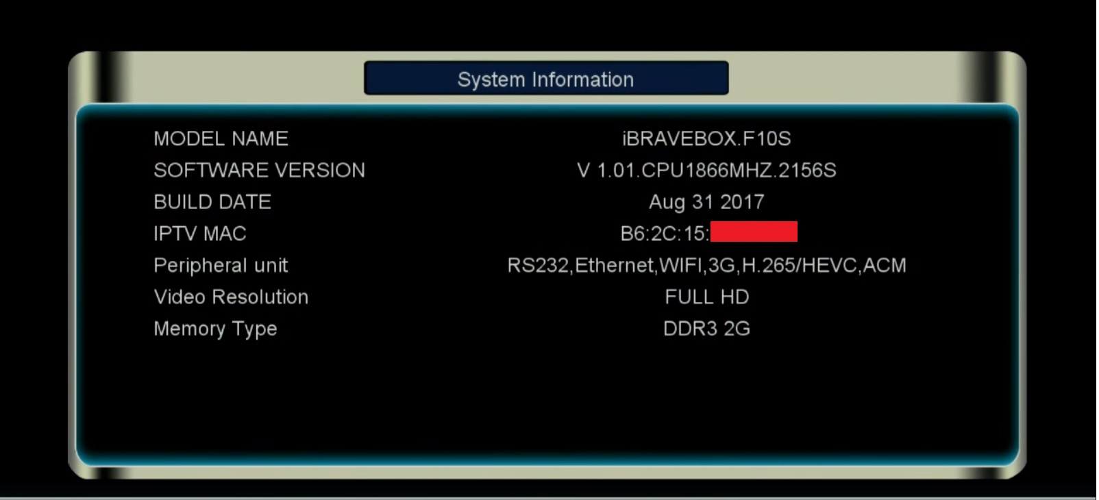 IPTV on iBRAVEBOX F10S